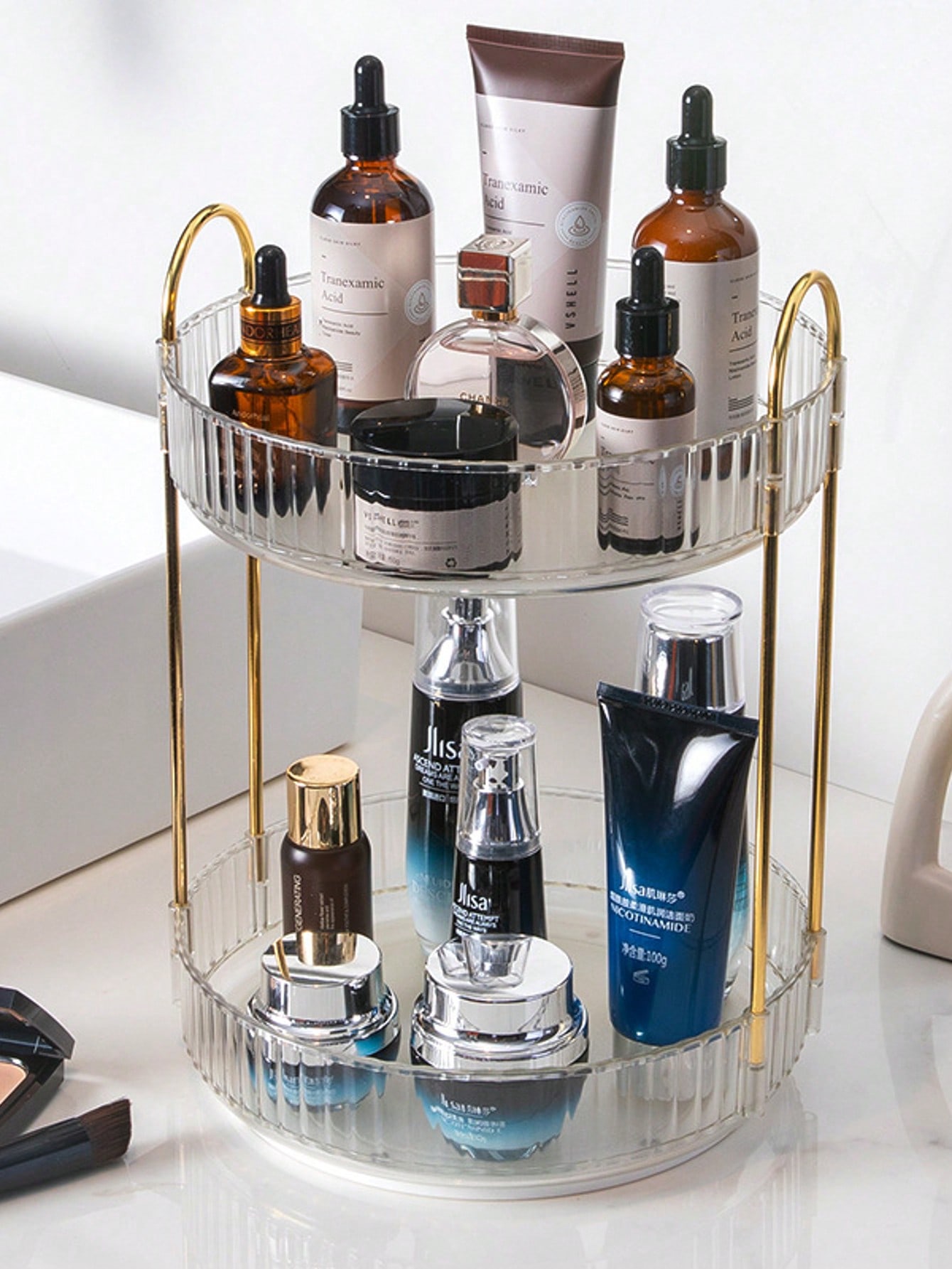 Makeup Brush Storage Box Pen H - Luxury Skincare Box บทวิจารณ์และราคา