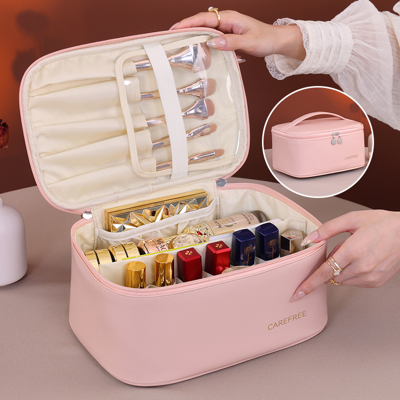 Luxury PU Makeup Bag for Women - Luxury Skincare Box บทวิจารณ์และราคา