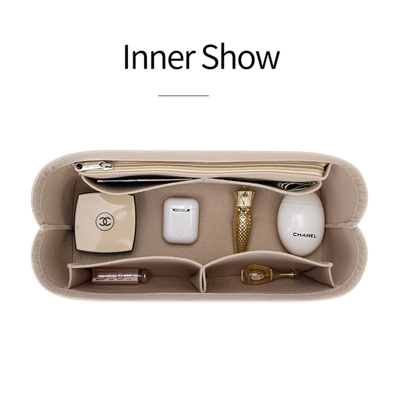 Felt Insert Bag Cosmetic Organ - Luxury Skincare Box บทวิจารณ์และราคา