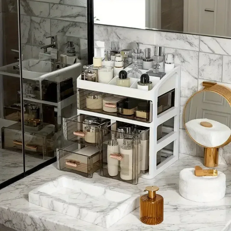 Cosmetic Storage Box Makeup Ca - Luxury Skincare Box บทวิจารณ์และราคา